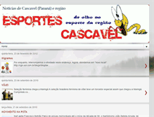 Tablet Screenshot of esportecascavel.blogspot.com