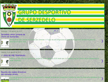 Tablet Screenshot of grupodesportivoserzedelo.blogspot.com