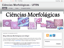 Tablet Screenshot of cienciasmorfologicas.blogspot.com