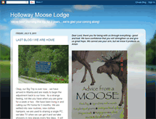 Tablet Screenshot of hollowaymooselodge.blogspot.com