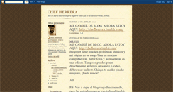 Desktop Screenshot of chefherrera.blogspot.com