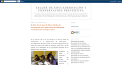 Desktop Screenshot of encuadernacionesquel.blogspot.com