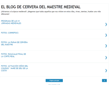 Tablet Screenshot of medievalcervera.blogspot.com