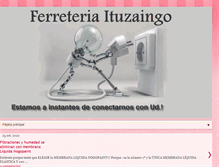 Tablet Screenshot of ferreteria-ituzaingo.blogspot.com