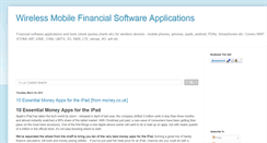 Desktop Screenshot of mobilefinance.blogspot.com