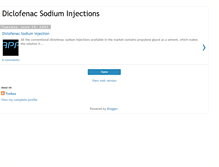 Tablet Screenshot of diclofenacsodiuminjection.blogspot.com