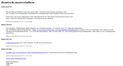 Desktop Screenshot of deutsch-materialien.blogspot.com