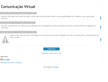 Tablet Screenshot of comunicacaonacional.blogspot.com