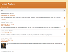 Tablet Screenshot of errantauthor.blogspot.com