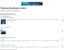 Tablet Screenshot of paramaribostraat-leiden.blogspot.com