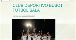 Desktop Screenshot of busotfutbolsala.blogspot.com