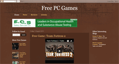 Desktop Screenshot of free-pc-games-blog.blogspot.com
