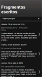 Mobile Screenshot of fragmentosescritos.blogspot.com