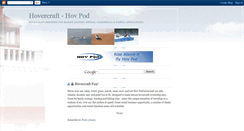 Desktop Screenshot of hovpod-hovercraft.blogspot.com