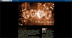 Desktop Screenshot of abrideagain.blogspot.com