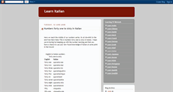 Desktop Screenshot of learnitalian-55.blogspot.com