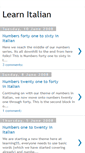Mobile Screenshot of learnitalian-55.blogspot.com