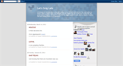 Desktop Screenshot of lets-sniglets.blogspot.com