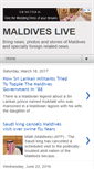 Mobile Screenshot of maldiveslive.blogspot.com