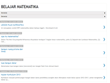 Tablet Screenshot of faiztmatematika.blogspot.com