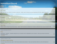 Tablet Screenshot of home-wordbound.blogspot.com