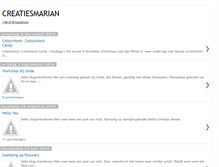 Tablet Screenshot of creatiesmarian-creatiesmarian.blogspot.com