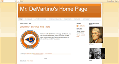Desktop Screenshot of mrdemartino.blogspot.com
