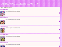 Tablet Screenshot of lasmanualidadesdepanchita.blogspot.com