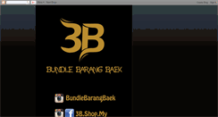 Desktop Screenshot of bundlebarangbaek.blogspot.com