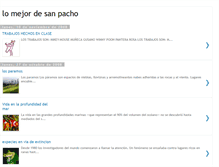 Tablet Screenshot of lomejordesanpacho.blogspot.com