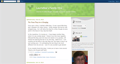 Desktop Screenshot of lauriebeesfamilyhive.blogspot.com