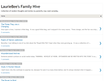 Tablet Screenshot of lauriebeesfamilyhive.blogspot.com