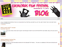 Tablet Screenshot of cucalorusfilmfestival.blogspot.com