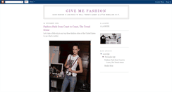 Desktop Screenshot of givemefashion.blogspot.com