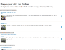 Tablet Screenshot of kosterfamilyblog.blogspot.com
