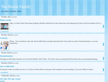 Tablet Screenshot of burnsfamilyoffour.blogspot.com