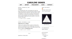 Desktop Screenshot of carolineorner.blogspot.com