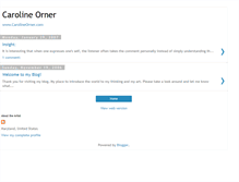 Tablet Screenshot of carolineorner.blogspot.com