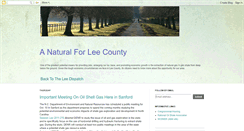 Desktop Screenshot of naturalforleecounty.blogspot.com