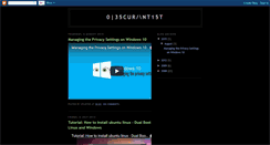 Desktop Screenshot of obscurant1st.blogspot.com