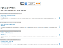 Tablet Screenshot of feriasdevinos.blogspot.com