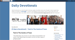 Desktop Screenshot of m2odevotionals.blogspot.com