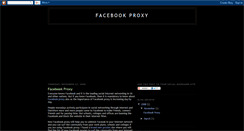 Desktop Screenshot of facebook-proxy.blogspot.com