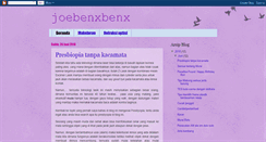 Desktop Screenshot of joebenxbenx.blogspot.com