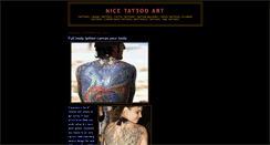 Desktop Screenshot of nicetattooart.blogspot.com