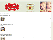 Tablet Screenshot of lillysfoods.blogspot.com