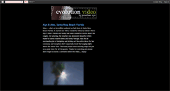 Desktop Screenshot of evolutionvideo.blogspot.com
