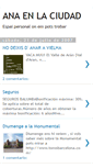 Mobile Screenshot of anaenlaciudad.blogspot.com