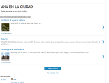 Tablet Screenshot of anaenlaciudad.blogspot.com