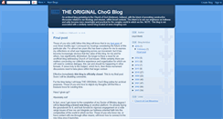 Desktop Screenshot of chogblog.blogspot.com